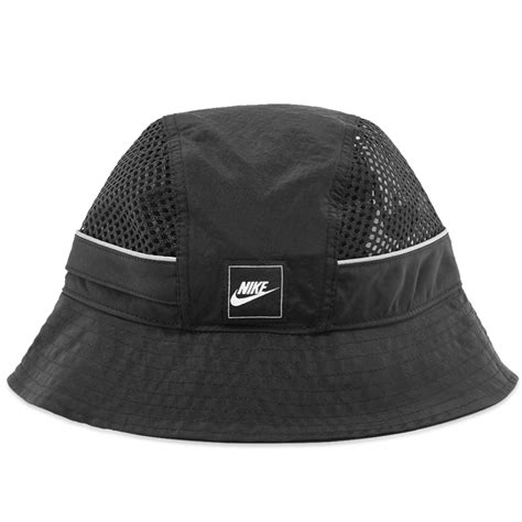 Nike Mesh Bucket Hat Black End