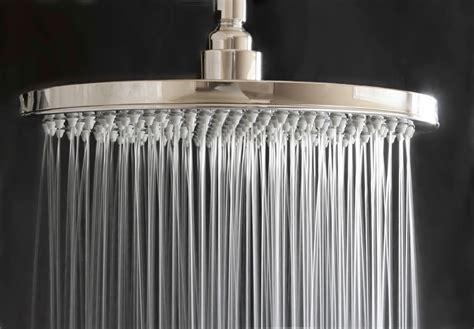 12 Inch Rain Shower Head Brushed Nickel Standard Pedestal Sink