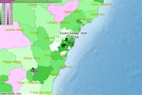 Eastern Suburbs North Population Sa3