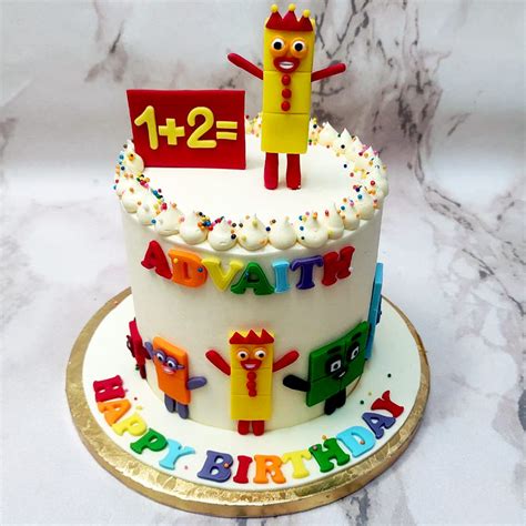 Number Blocks Cake Number Block Birthday Cake Order Custom Cakes In