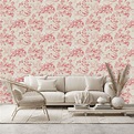 Aesops Fables Pink Wallpaper - Pink - By Sanderson - DCAVAE101