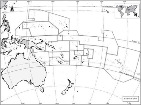 Mapa De Oceania Con Nombres Para Imprimir Resenhas De Livros Images