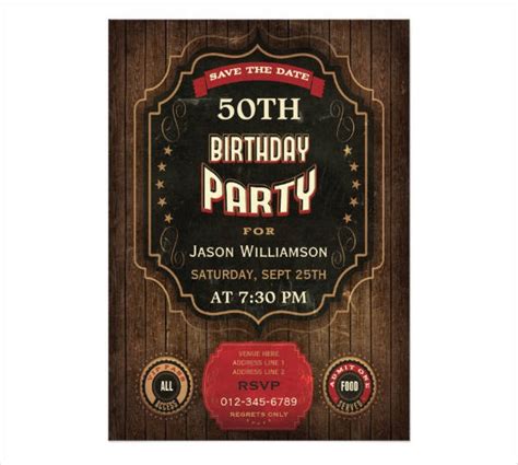 save  date party invitation designs templates