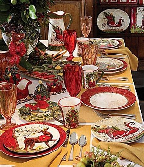 57 Beautiful Christmas Dinnerware Sets Christmas Dinnerware