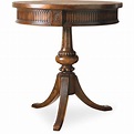 Hooker Furniture Living Room Accents Round Accent Table with Ornate ...
