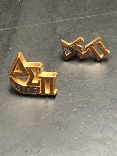 Delta Sigma Pi Pledge And Life Tie Tack Pin Ebay