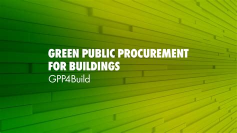 Green Public Procurement For Buildings Gpp4build Würth News