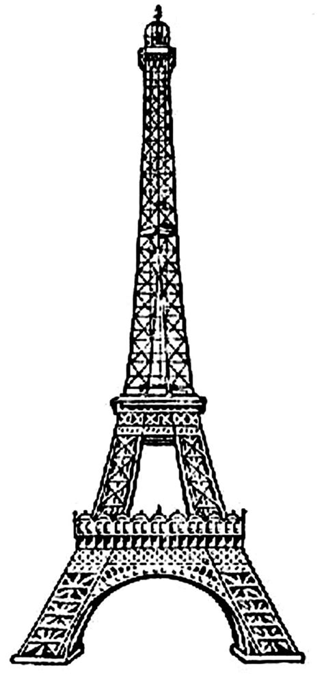 Amazing Eiffel Tower Coloring Page Download And Print Online Coloring