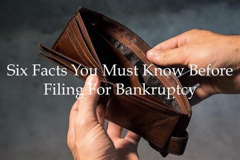 Six Facts You Must Know Before Filing For Bankruptcy Dividend Power