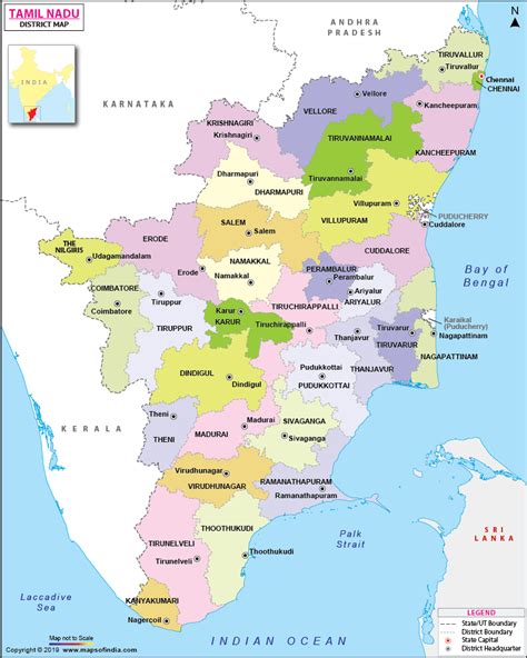 Find Out About The Districts Of Tamil Nadu Via The Informative Detailed