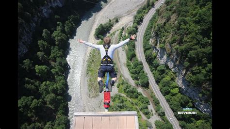 Прыжок с моста 207 метров Bungee Jumping Russia Sochi Youtube
