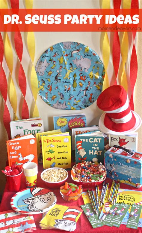 celebrate reading with a dr seuss party