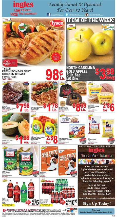 Ingles Current Weekly Ad 0821 08272019 Frequent