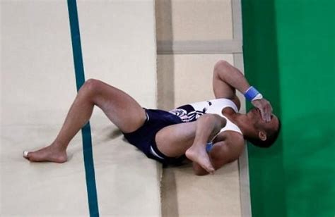 French Gymnast Ait Said Suffers Horrific Leg Injury At Men S Qualifiers
