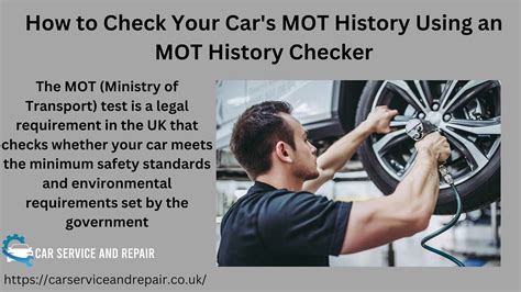 How To Check Your Cars Mot History Using An Mot History Checker By