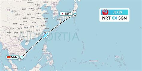 Jl759 Flight Status Japan Airlines Tokyo To Ho Chi Minh City Jal759