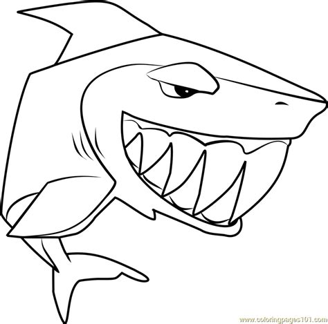 In case you don\'t find what you are looking for, use the top search bar to search again! Shark Animal Jam Coloring Page - Free Animal Jam Coloring ...