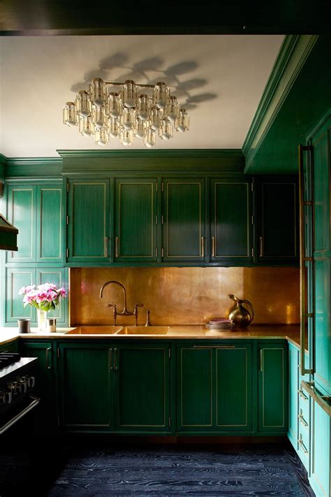 These Gorgeous Green Kitchens Will Make You Feel Alive In 2020 Green