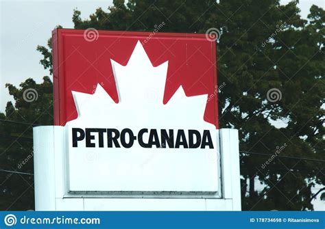 Sign Of Petro Canada Gas Station In Maple Ridge Editorial Stock Photo