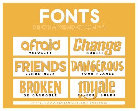 Fonts Pack By Imsxphie On Deviantart
