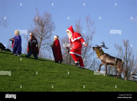 Nativity Play Held At Pennywell Farm Santa The Three Wise Men And A