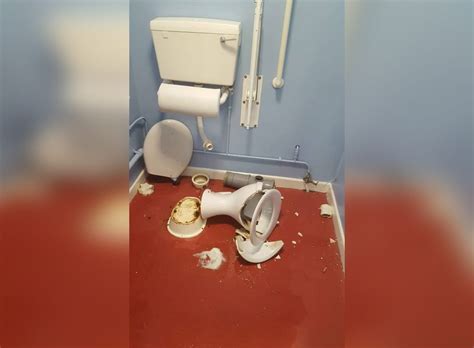 Vandals Smash Up Disabled Toilets In Home End At Glenavon Football Club