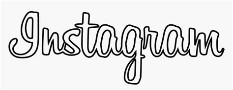 Instagram Logo White Text Black Background Instagram Word Logo Png