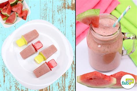 Creamy Watermelon Yogurt Recipe Popsicle And Smoothie Fab How