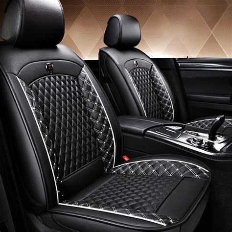 Seat Covers For Suv Deluxe Pu Leather Style 5 Seats Car Seat Cover