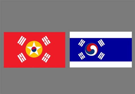 Communist South Korea And Democratic North Korea Rvexillology