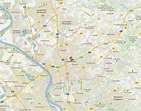 Leverkusen Map and Leverkusen Satellite Image