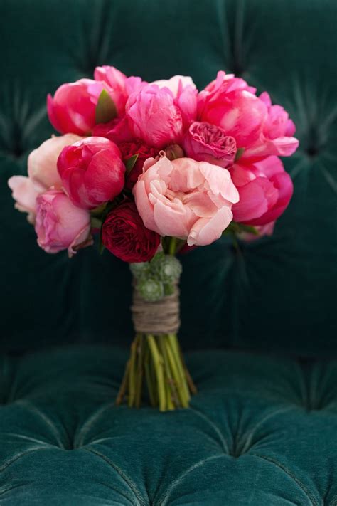 Peony And Garden Rose Bridal Bouquet Photo By Ashley Ludaescher Botanic