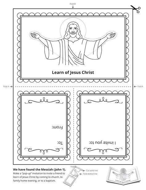 Printable Activities For Kids About Jesus