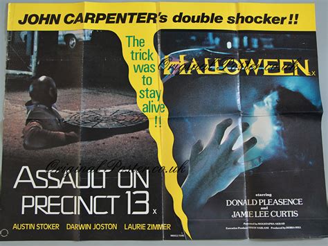 Assault On Precinct 13 Halloween Original Vintage Film Poster