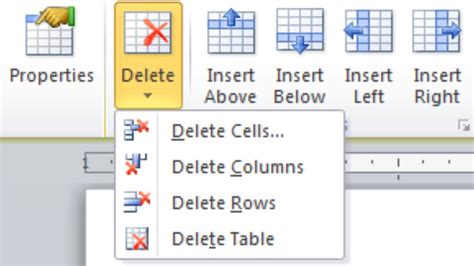How To Delete A Table And Table Borders In Microsoft Word Youtube