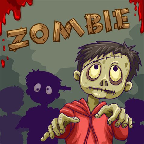 Boy Zombie Vector Free Download
