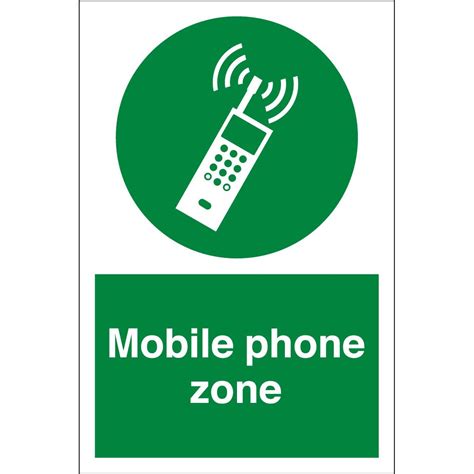 Mobile Phone Zone Signs From Key Signs Uk