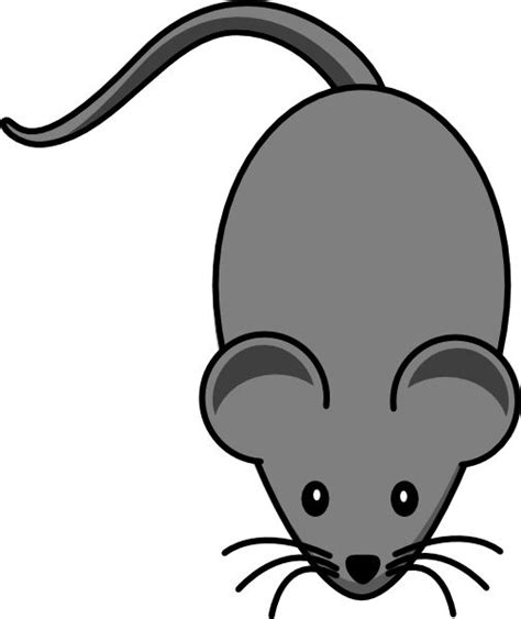 Mouse Dark Grey Lab Mouse Clip Art Clip Art Art Drawings For Kids