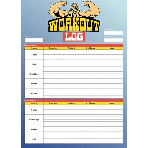 10 Best Weight Lifting Workouts Charts Printable