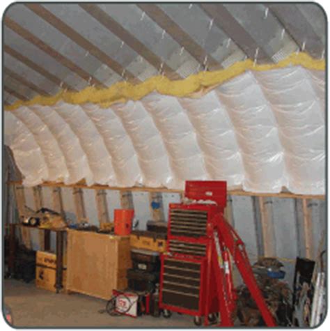 A warm garage makes for a happy mechanic. Low Cost Insulation for Insulating Arched Metal Buildings