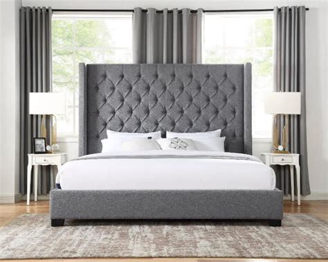685 Tall Upholstered Tuft Headboard Queen King Etsy In 2020 King