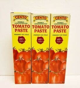 CENTO Tomato Paste DOUBLE CONCENTRATED In A Tube Oz Ounce PACK Of ITALY EBay