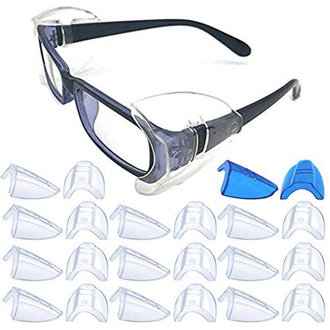 11 pairs safety eye glasses side shields slip on clear side shields for safety glasses fits