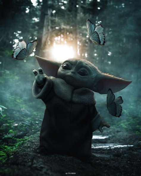 Best Image Of Baby Yoda Ive Found Yet Post From Rfanart Fundos
