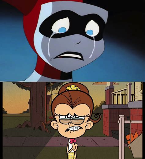 Luan Loud Feels Sorry For Harley Quinn By Coolunderachiever On Deviantart