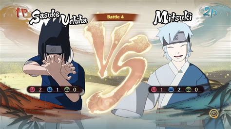 Uchiha Sasuke Vs Mitsuki Di Game Naruto Ultimate Ninja