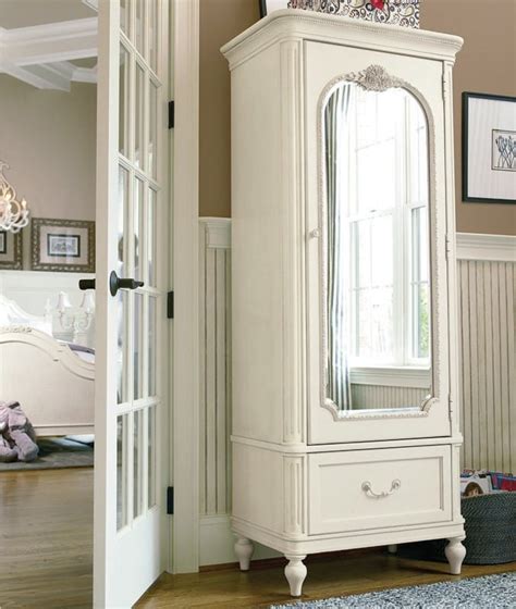 Lemari baju minimalis putih murah kode : lemari baju pintu dengan cermin Asli JEPARA