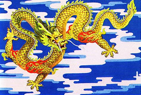 Yellowgolden Dragon Special Attributes Such As Wealth Wisdom