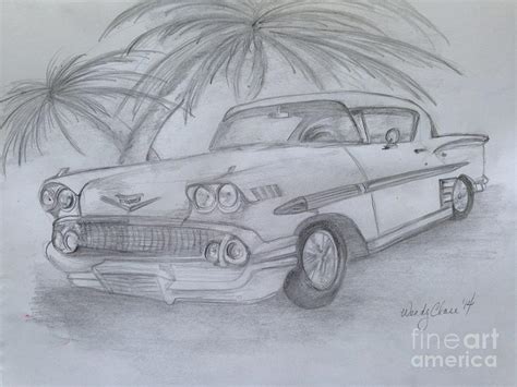 Chevy Drawing By Wendy Chase Fine Art America