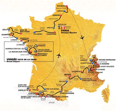 Etape Du Tour De France 13 Juillet 2022 - Carte du Tour de France 2018 (étapes et parcours en vidéo)
